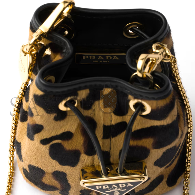 PRADA PRINTED LEATHER MINI POUCH 1NR016 (9.5*9*6cm) 